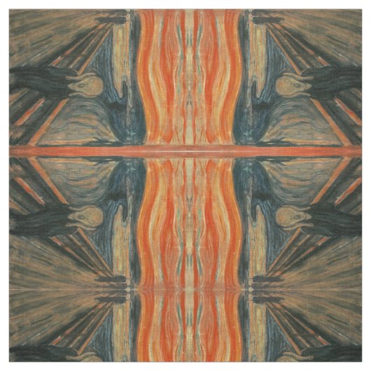 Der Schrei - Edvard Munch Stoff (Muster)