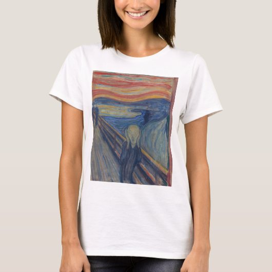 Der Schrei, Edvard Munch T-Shirt (Vorderseite)
