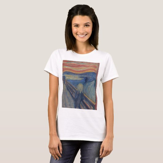 Der Schrei, Edvard Munch T-Shirt (Vorne ganz)