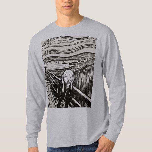 Der Schrei Edvard Munch T-Shirt (Vorderseite)