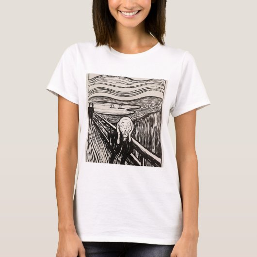 Der Schrei Edvard Munch T-Shirt (Vorderseite)