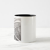 Der Schrei Edvard Munch Zweifarbige Tasse (Mittel)
