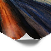 Der Schrei - Große Pyrenäen Hund 002 - Pall Munch Poster (Ecke)