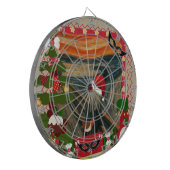 der Schrei hässlich Weihnachten Dartscheibe (Vorderseite Links)
