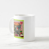 der Schrei hässlich Weihnachten Kaffeetasse (Vorderseite Links)