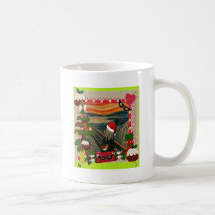 der Schrei hässlicher Weihnachten Kaffeetasse
