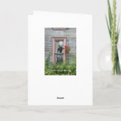 "Der Schrei" in einem Fenster Karte (Rückseite)