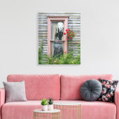 Der Schrei in einem Fenster Leinwanddruck (Insitu (Wohnzimmer))