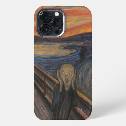 Der Schrei iPhone Hülle (Rückseite)
