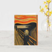 Der Schrei Karte (Gelbe Blume)