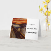 Der Schrei Karte (Gelbe Blume)
