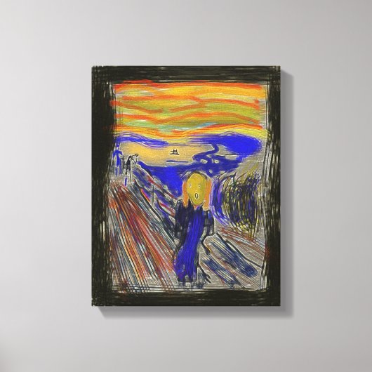 Der Schrei Leinwanddruck (Vorderseite)