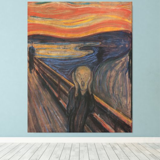 Der Schrei Leinwanddruck (Insitu (Holzboden))