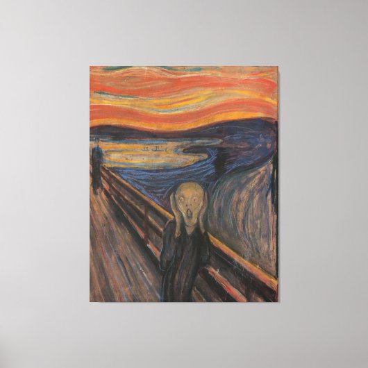 Der Schrei Leinwanddruck (Vorderseite)