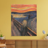Der Schrei Leinwanddruck (Insitu (Wohnzimmer))