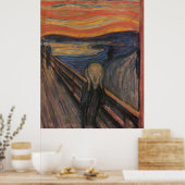 Der Schrei Poster (Küche)