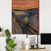 Der Schrei Poster (Heimbüro)