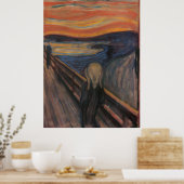 Der Schrei Poster (Küche)