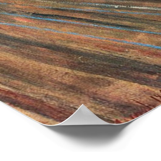 Der Schrei Poster (Ecke)