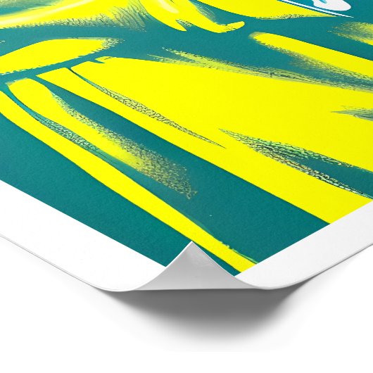 Der Schrei Poster (Ecke)