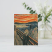 Der Schrei Postkarte (Stehend Vorderseite)