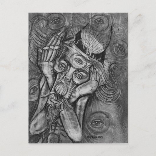 der Schrei Postkarte (Vorderseite)