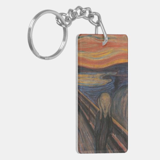 Der Schrei Schlüsselanhänger (Vorderseite links)