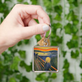 Der Schrei-Schlüsselanhänger Schlüsselanhänger (Hand)