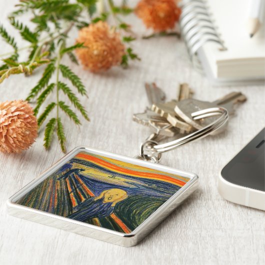 Der Schrei-Schlüsselanhänger Schlüsselanhänger (Seite)