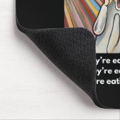 Der Schrei; Sie essen die Hunde Mousepad (Ecke)