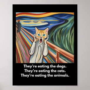 Der Schrei; Sie essen die Hunde  Poster
