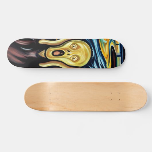 Der Schrei Skateboard (Horizontal)