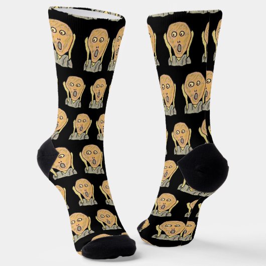 Der Schrei Socken (Gewinkelt)