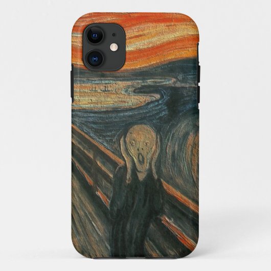 Der Schrei (texturiert) von Edvard Munch Case-Mate iPhone Hülle (Rückseite)
