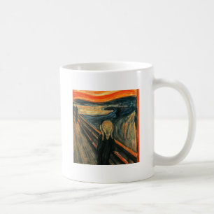Der Schrei vereint moderne Kunst Abstrakt Kaffeetasse