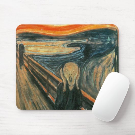 Der Schrei vereint moderne Kunst Abstrakt Mousepad (Mit Mouse)