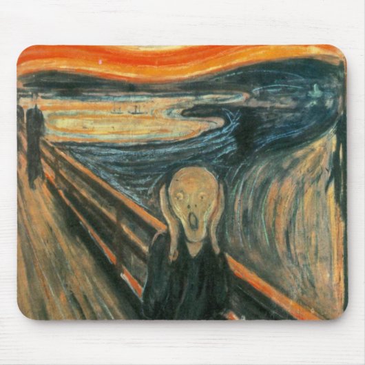 Der Schrei vereint moderne Kunst Abstrakt Mousepad (Vorne)
