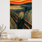 Der Schrei vereint moderne Kunst Abstrakt Poster (Küche)