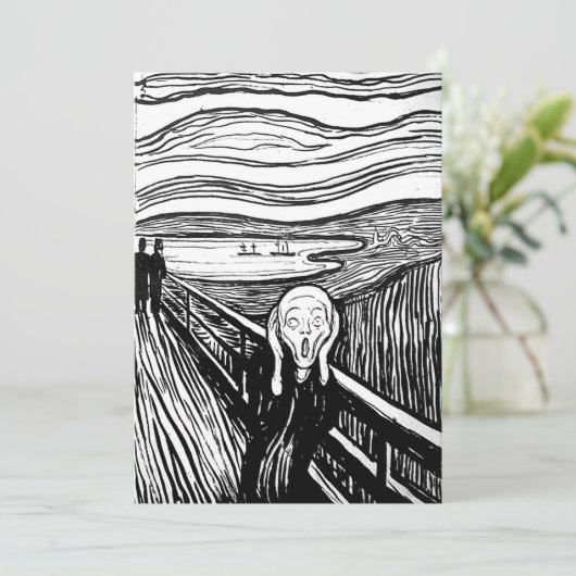 Der Schrei von Edvard Munch (Stehend Vorderseite)