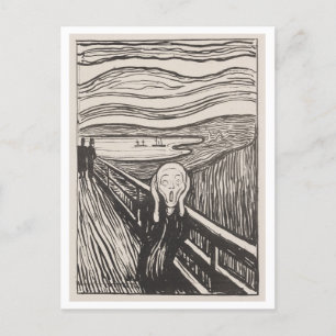 Der Schrei von Edvard Munch, 1895 Postkarte