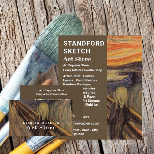 Der Schrei von Edvard Munch, Art Supplies Store Flyer