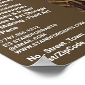 Der Schrei von Edvard Munch, Art Supplies Store Poster (Ecke)