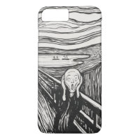 Der Schrei von Edvard Munch Black and White