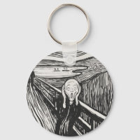 Der Schrei von Edvard Munch Black and White
