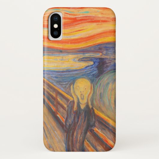 Der Schrei von Edvard Munch Case-Mate iPhone Hülle (Rückseite)