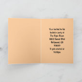 Der Schrei von Edvard Munch Einladung (Innenseite)