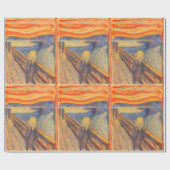 Der Schrei von Edvard Munch Geschenkpapier (Flach)