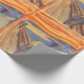 Der Schrei von Edvard Munch Geschenkpapier (Ecke)