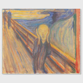 Der Schrei von Edvard Munch Geschenkpapier (Flach)