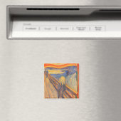 Der Schrei von Edvard Munch Magnet (In Situ (Geschirrspüler))